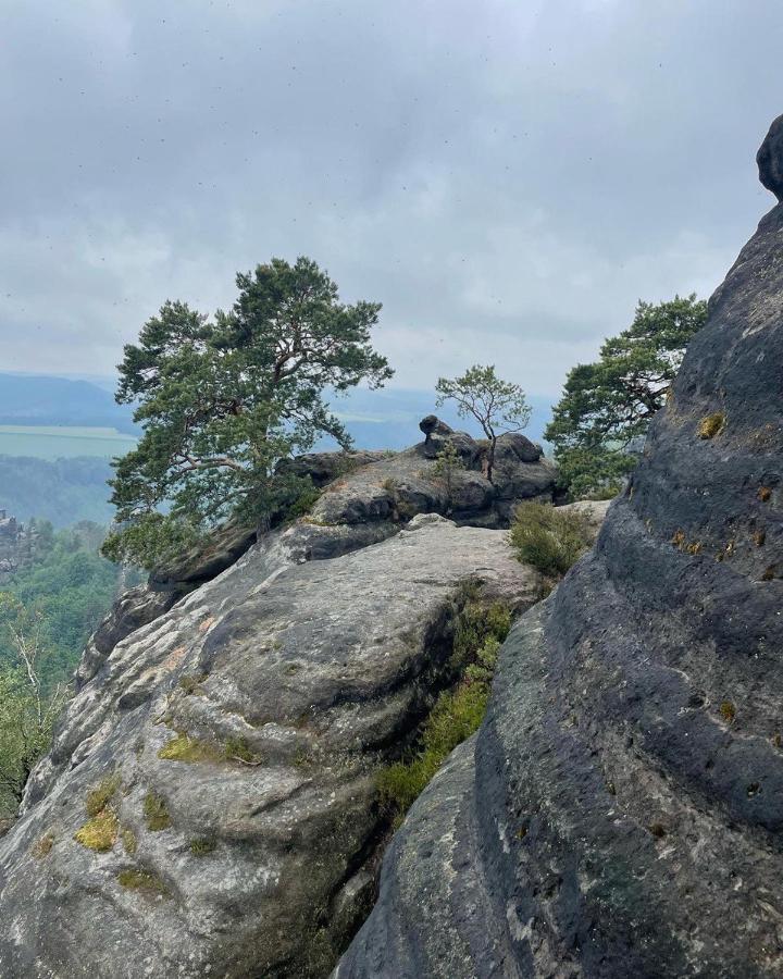 Bergblick Sächsische Schweiz Sebnitz