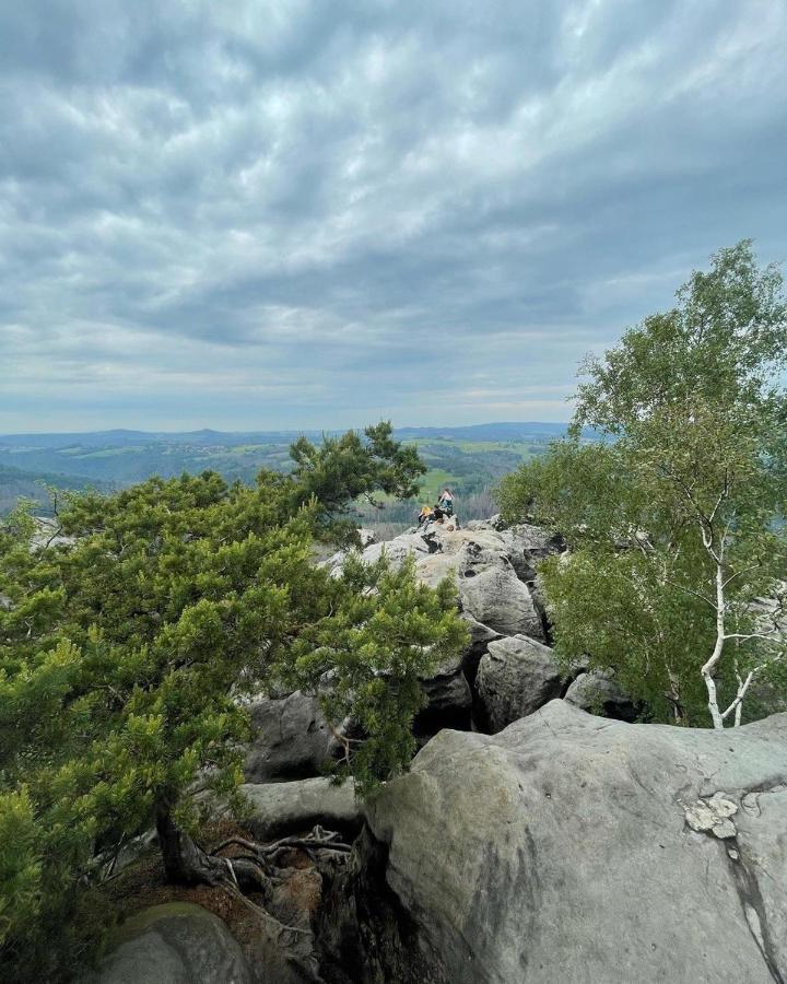 Bergblick Sächsische Schweiz Sebnitz
